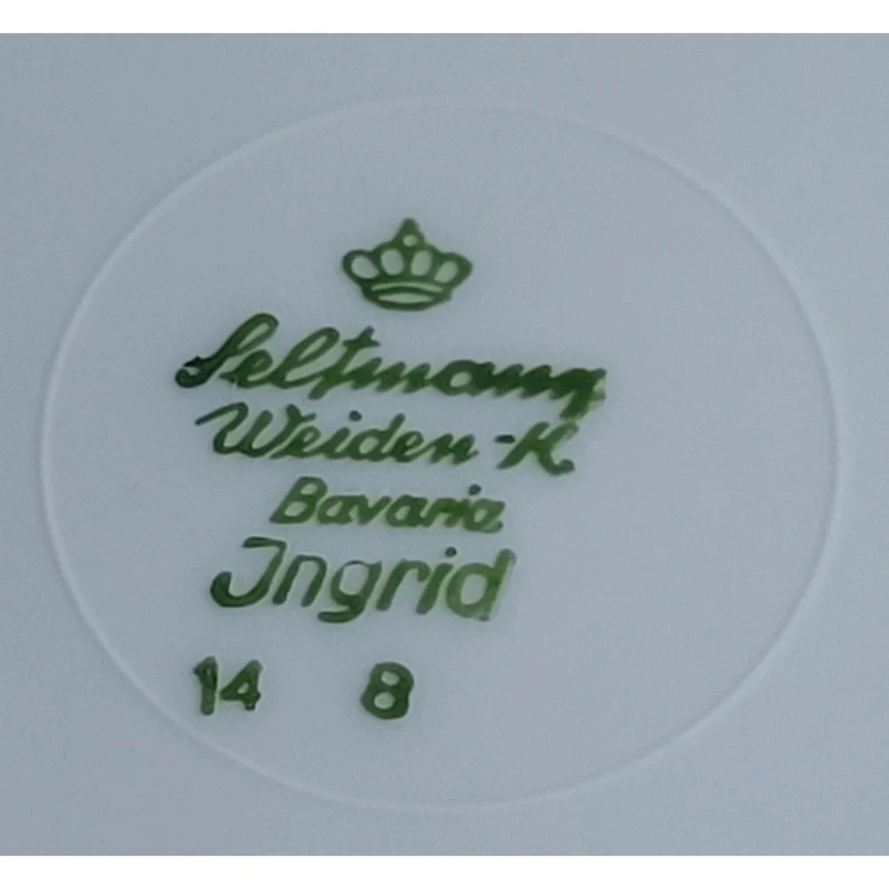 Vintage Seltmann Weiden Bavaria Ingrid JWK Fruit Harvest 7.5